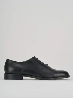 Stringate pelle nero