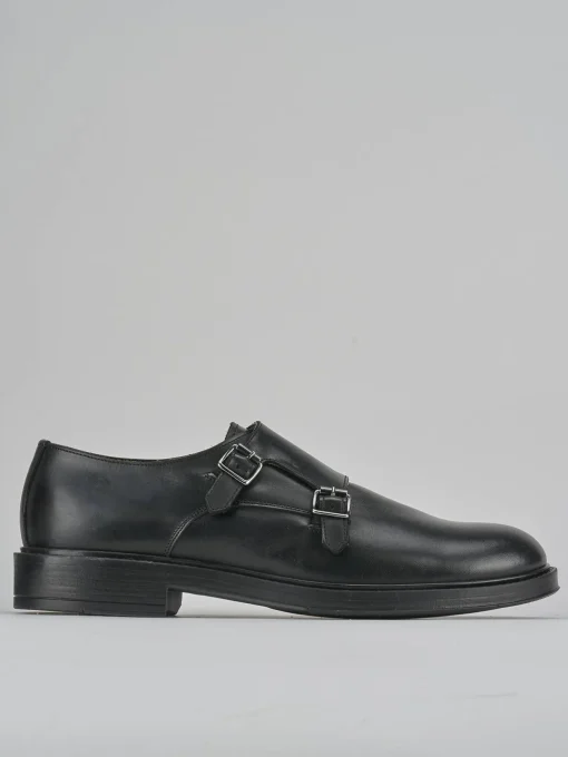 Stringate pelle nero