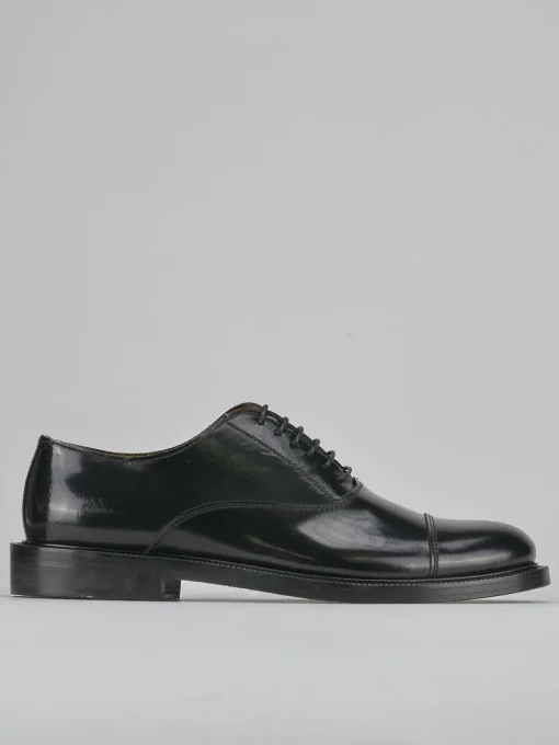 Stringate pelle nero