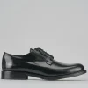 Stringate pelle nero