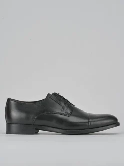 Stringate pelle nero