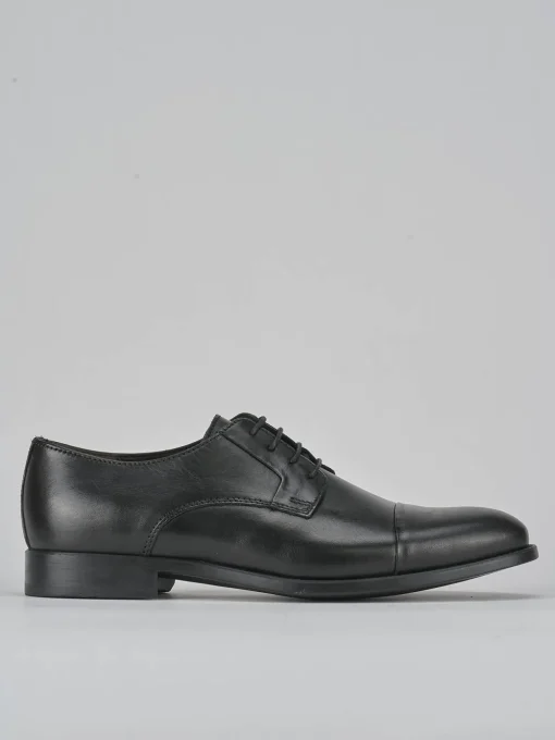 Stringate pelle nero