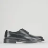 Stringate pelle nero