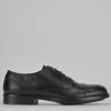 Stringate pelle nero
