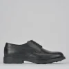 Stringate pelle nero