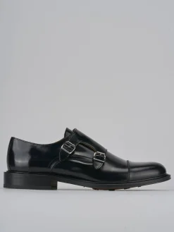 Stringate pelle nero