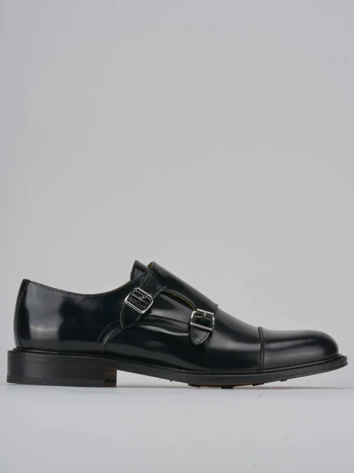 Stringate pelle nero