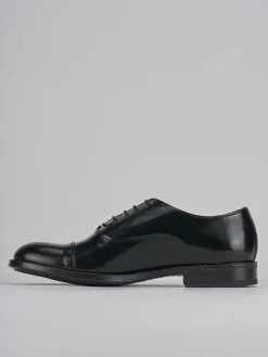 Stringate pelle nero