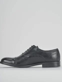 Stringate pelle nero