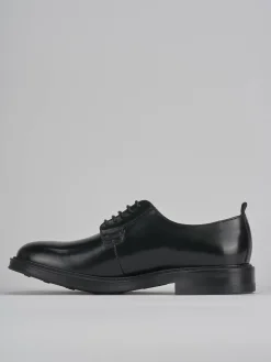 Stringate pelle nero