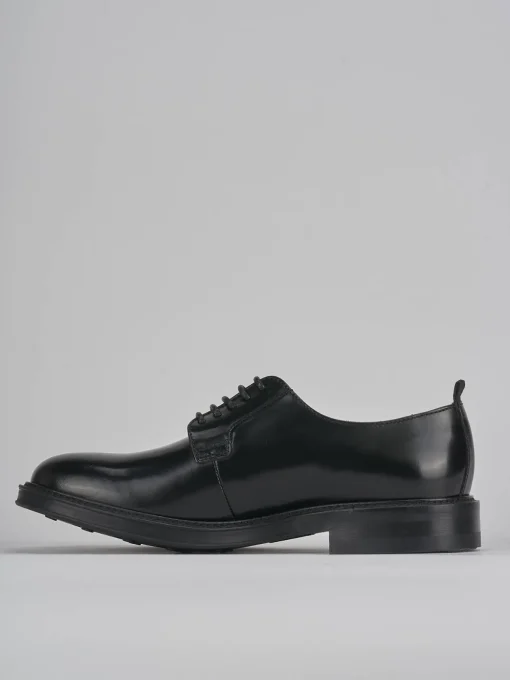 Stringate pelle nero