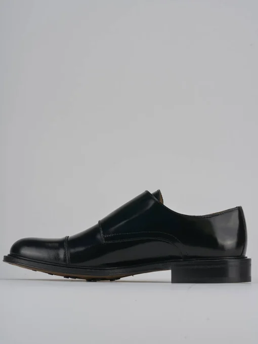 Stringate pelle nero