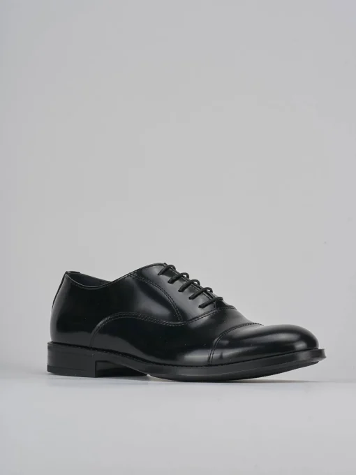 Stringate pelle nero