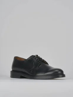 Stringate pelle nero