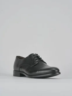 Stringate pelle nero