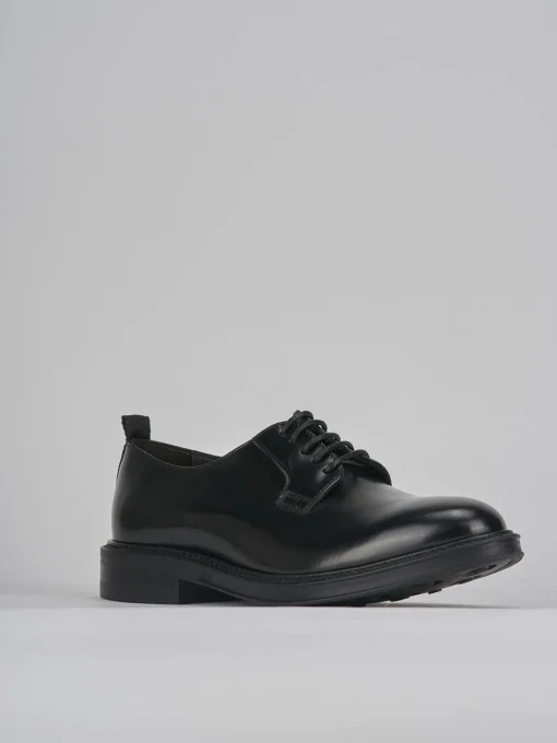 Stringate pelle nero