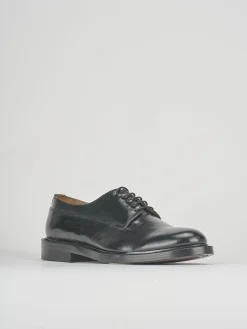 Stringate pelle nero