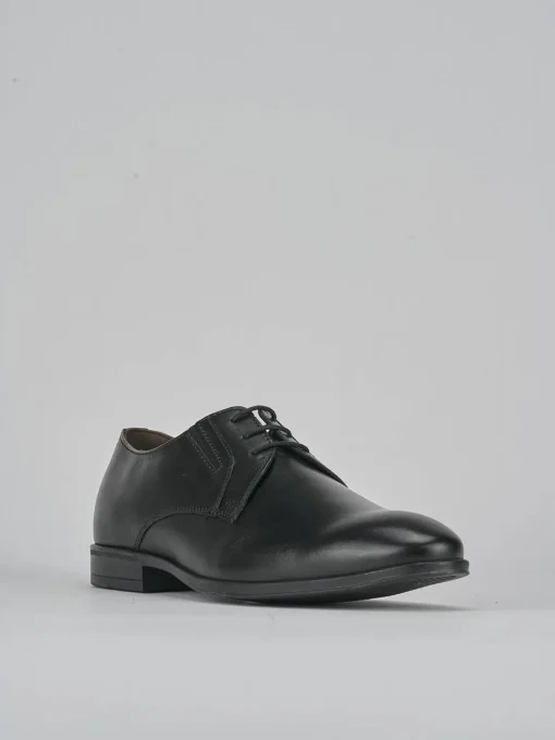 Stringate pelle nero