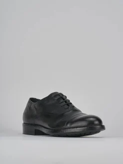 Stringate pelle nero