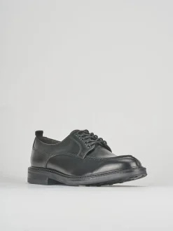 Stringate pelle nero