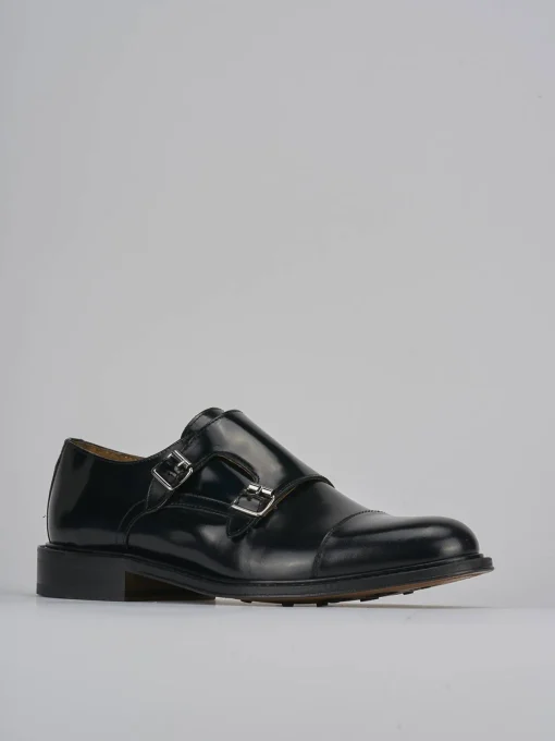 Stringate pelle nero