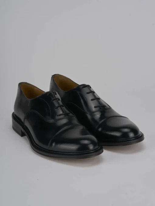 Stringate pelle nero