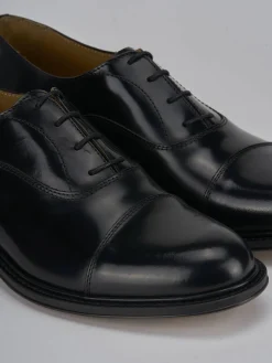 Stringate pelle nero