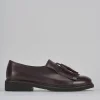 Stringate tacco 2cm pelle bordo'