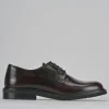 Stringate tacco 2cm pelle bordo'