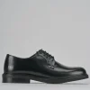 Stringate tacco 2cm pelle nero