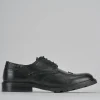 Stringate tacco 2cm pelle nero