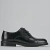 Stringate tacco 2cm pelle nero