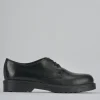 Stringate tacco 2cm pelle nero