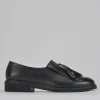Stringate tacco 2cm pelle nero