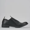 Stringate tacco 1cm pelle nero