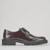 Stringate tacco 1cm pelle bordo'