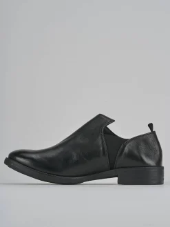 Stringate tacco 1cm pelle nero