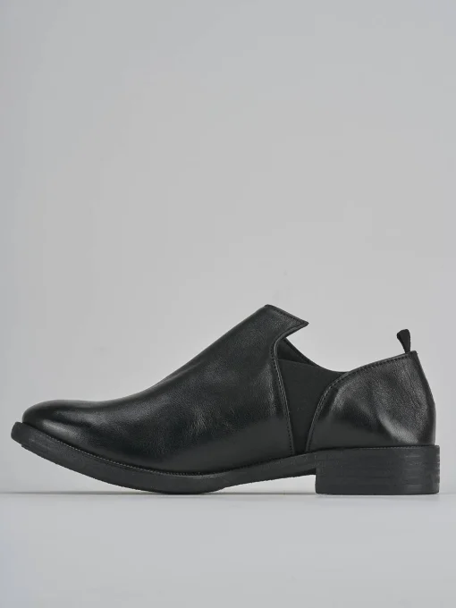 Stringate tacco 1cm pelle nero