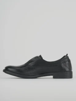 Stringate tacco 1cm pelle nero