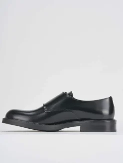Stringate tacco 2cm pelle nero