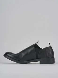 Stringate tacco 1cm pelle nero