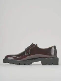 Stringate tacco 1cm pelle bordo'