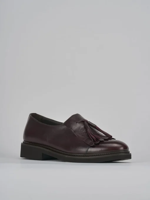 Stringate tacco 2cm pelle bordo'
