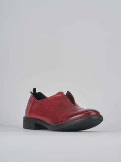 Stringate tacco 1cm pelle bordo'