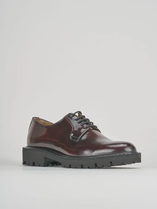 Stringate tacco 1cm pelle bordo'