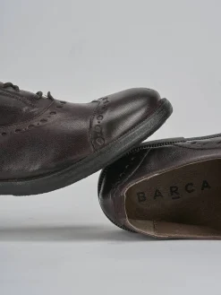 Stringate tacco 1cm pelle testa