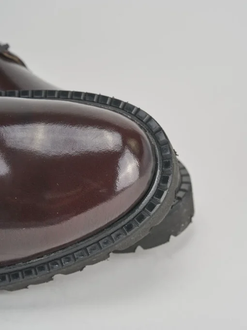 Stringate tacco 1cm pelle bordo'